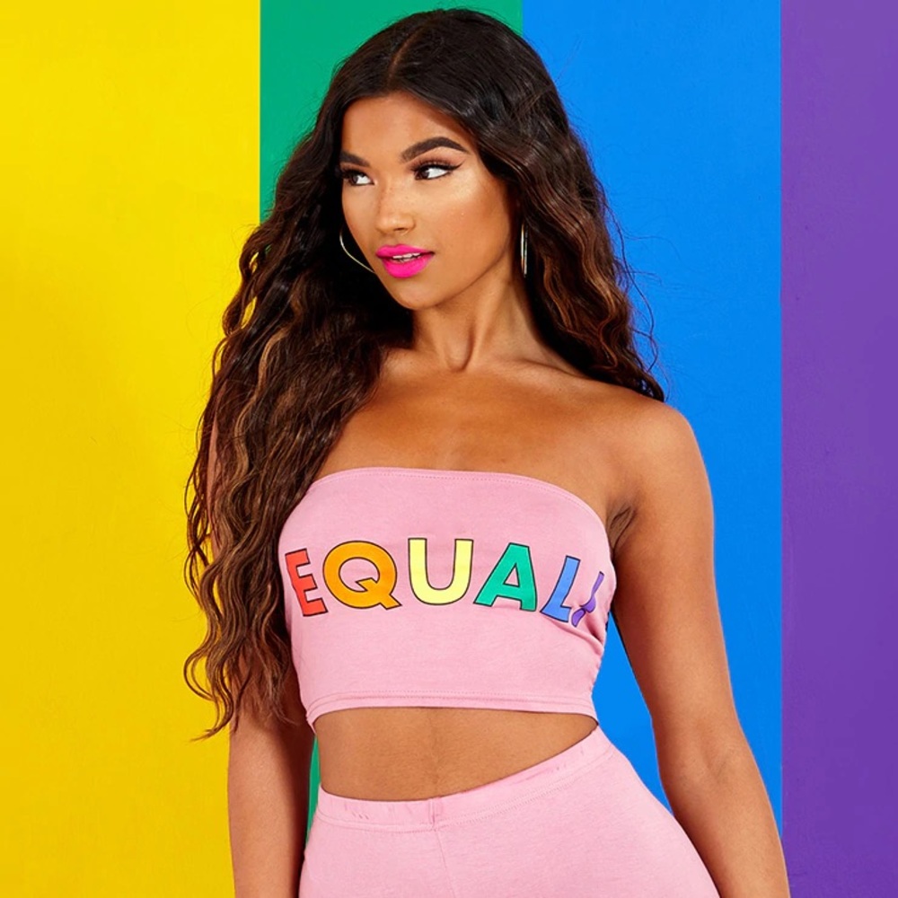 EQUALITY LGBTQ PRIDE PLT TOP NWT!